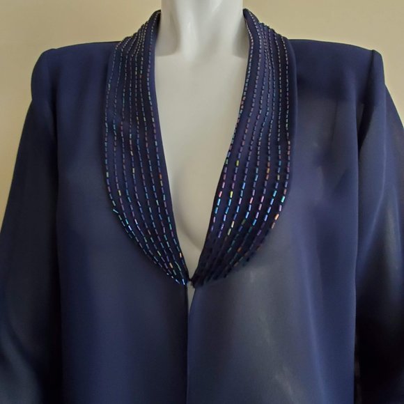 Algo Sheer Navy Blue Jacket - Picture 6 of 9